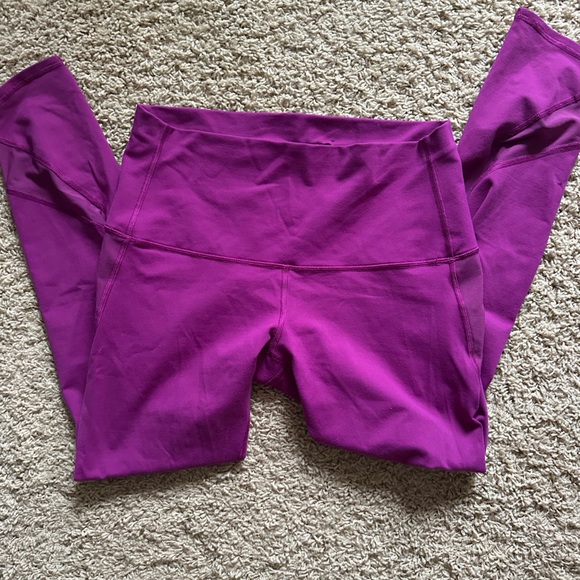 lululemon athletica Pants - Lululemon Athletically Purple Cropped Women's Leggings, Size 10